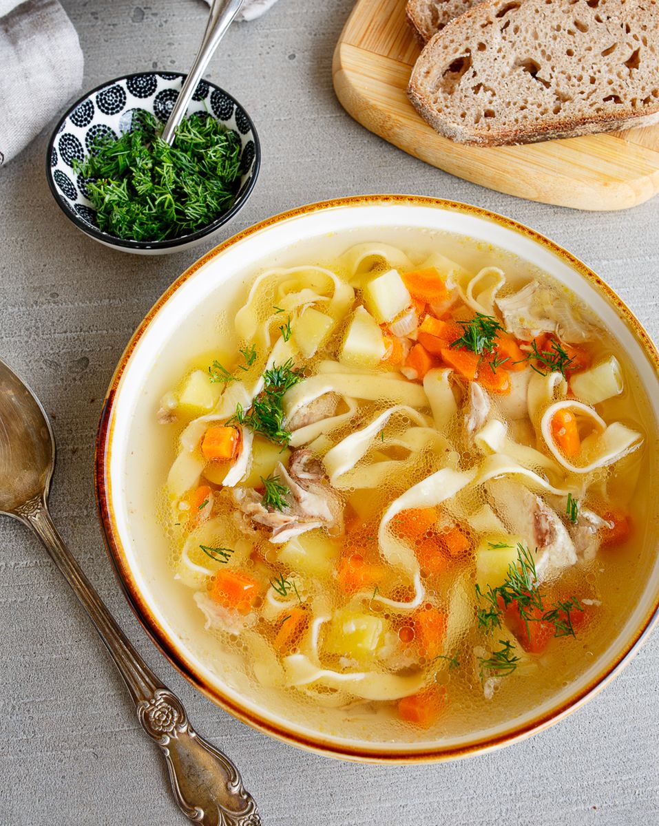 Рецепт куриного супа с домашней лапшой с фото пошагово на Вкусном Блоге
