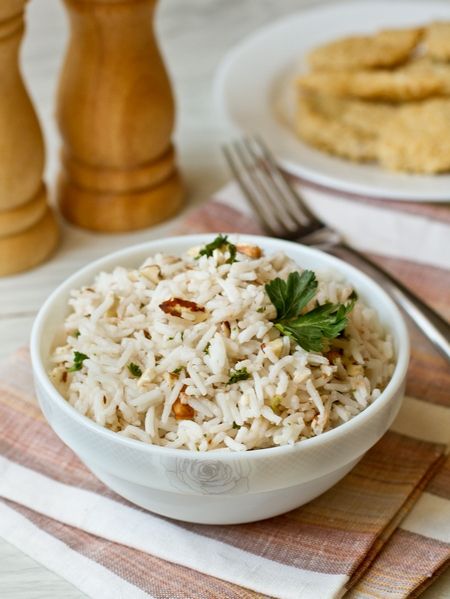 Рецепт риса с грецкими орехами