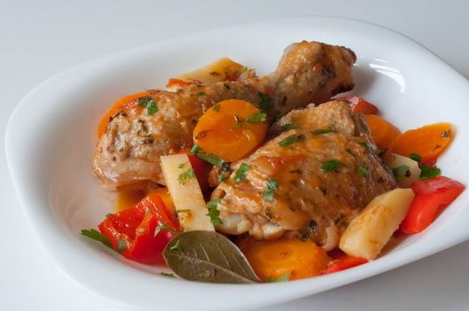 Рецепт фрикасе из курицы по-креольски