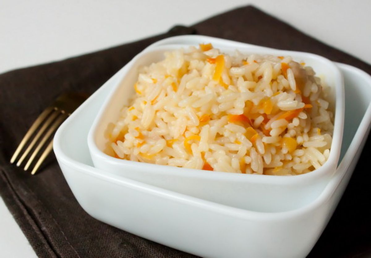Рис с имбирем и луком