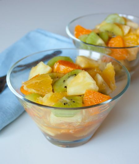 Рецепт салата из тропических фруктов
