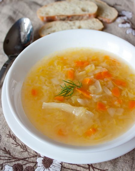 Рецепт капустного супа