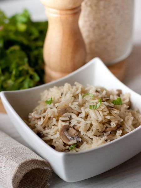 Рецепт рисового пилава с шампиньонами