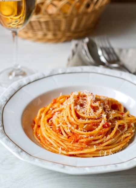 Рецепт спагетти с зимним соусом маринара