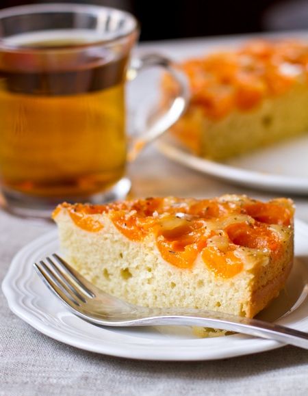 Рецепт абрикосового пирога-перевертыша с тимьяном