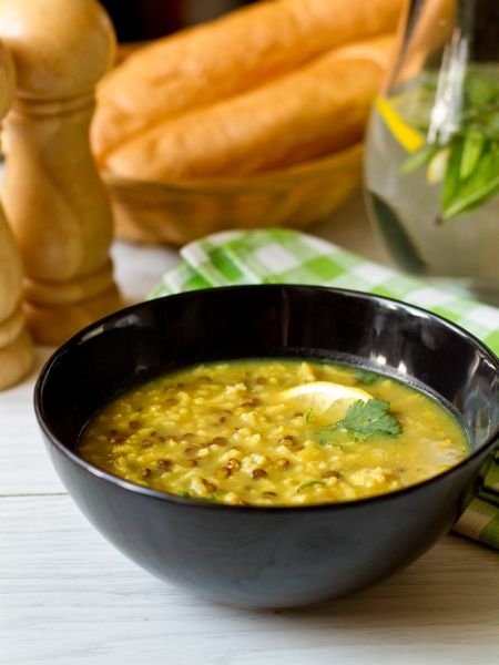Рецепт лимонного супа из чечевицы и риса