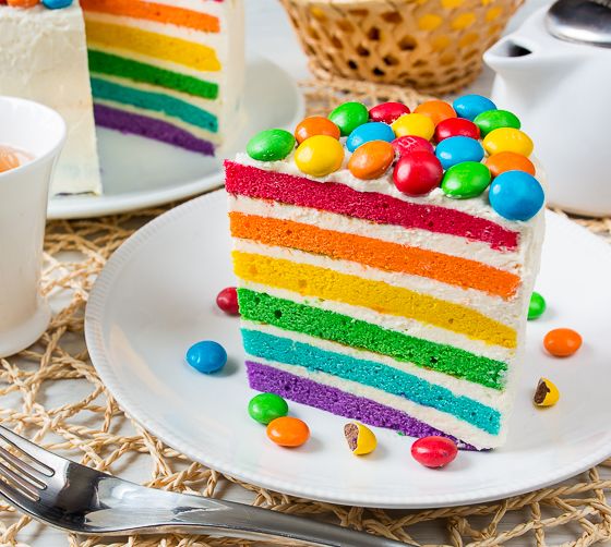 Рецепт радужного торта