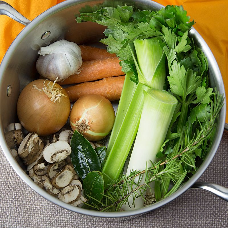 Рецепт Кулинарный практикум: Как сварить овощной бульон