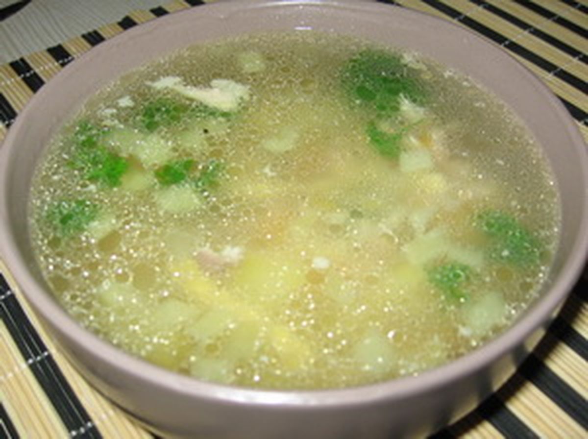 Рецепт куриного супа с домашней лапшой